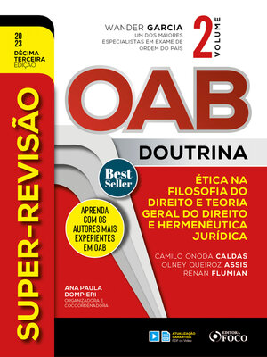 cover image of Super-Revisão OAB Doutrina--Filosofia, Teoria Geral do Direito e Hermenêutica Jurídica